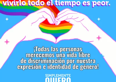 17 mayo Día internacional contra la Transfobia, la Homofobia y la Bifobia. Una vida libre de discriminación